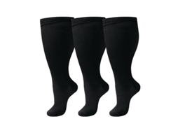 Meias De Compressão Pack 3 Pares 4xl