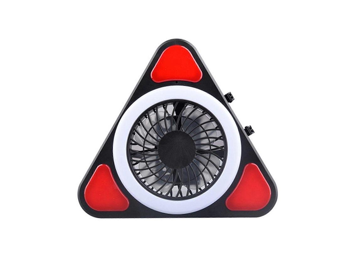 Ventilador De Camping Para Uso Externo Com Luz Led De Alto Brilho, Ventilador De Resfriamento De Ar Para Camping E Piquenique Ao Ar Livre