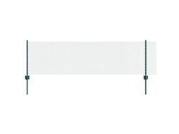 Conjunto 1 Cerca Externa Vidaxl Verde Aço (50 X 0,6 M)