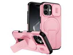Capa Com Suporte Magsafe Para Iphone 17 - Abertura Deslizante Com Proteção De Câmara