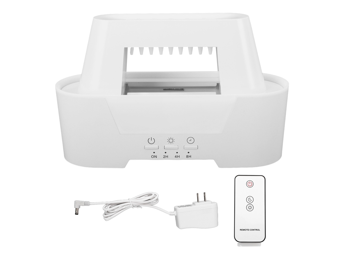 Umidificador Difusor de Óleos Essenciais com Luz Noturna e Temporizador 2h/4h/8h 300ml | S/MARCA