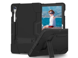 Capa Para Tablet Lurelia, Compatível Com Samsung Galaxy Tab S9/fe Sm X710 Anti Queda Totalmente Inclusivo, Preto, Pc, Proteção Antiquedas