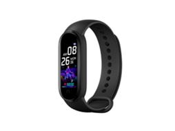 Pulseira Inteligente M5 Fitness Tracker com Monitor Cardíaco Pressão Arterial IP67 Compatível Android iOS S/MARCA