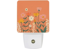 Luz Noturna Led Com Sensor, Luz Noturna Suave E Quente Banheiro, Quarto, Cozinha, Formato Quadrado