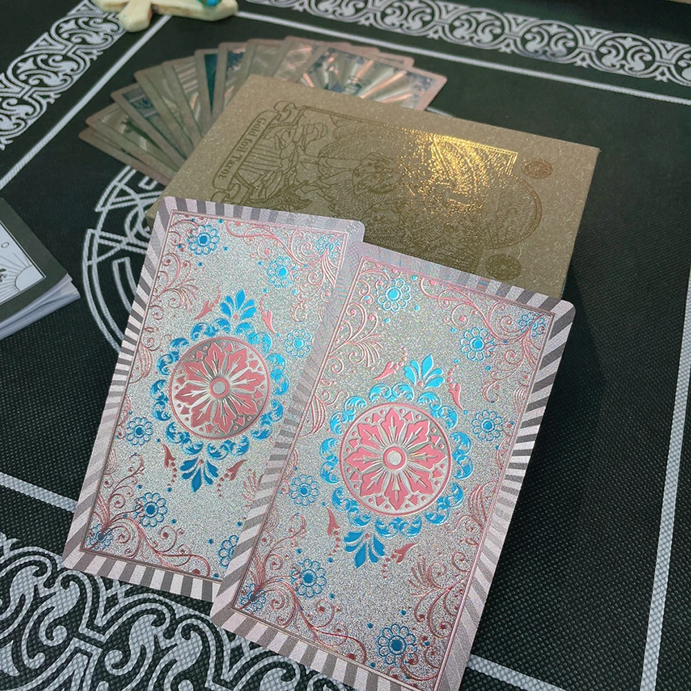 Cartas De Tarô, Prensadas A Quente Em Pvc, Impermeáveis E Resistentes Ao Desgaste, Para Jogos De Adivinhação.