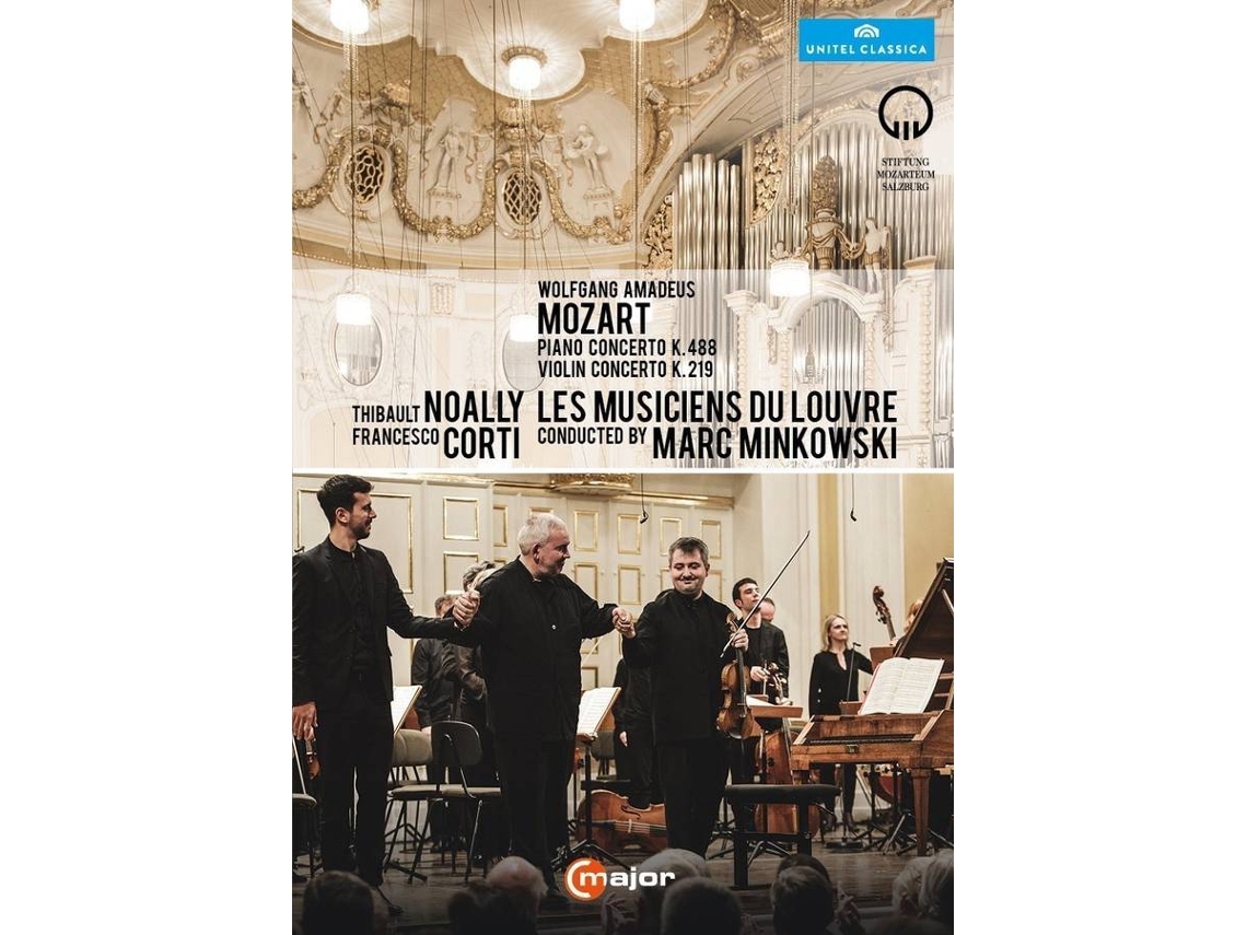DVD-Video Album Corti,F./Noally,Th./Minkowski,M./MDL - Klavierkonzert KV 488/Violinkonzert KV 219 (1CD)