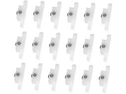 Polias Tofficu Em Nylon E Metal, Suave, 20 Peças, Boa Capacidade De Ca