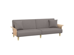 Sofa Bed, Sofa Beds Vidaxl Cinzento-acastanhado Tecido (n/a)
