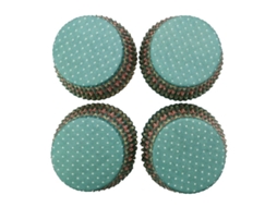 Conjunto De 100 Forminhas De Papel Para Muffins E Cupcakes, Verde, Para Assar E Apresentar Sobremesas Em Festas E Eventos
