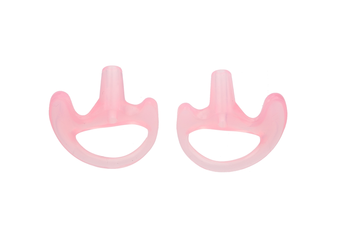 5 Pares de Fones Ouvido Reposição para Rádio, Moldes de Silicone Pink Fone Esquerdo E Direito, Walkie-talkie.-aquaforge