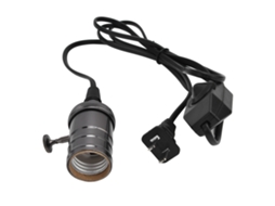 Kit de lâmpada dimmable estilo retrô prático para base E26/E27 com interruptor no cabo 1,8m | S/MARCA