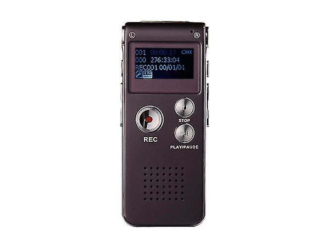Gravador Digital, Mp3 Player, Usado Para Reuniões, Conferências, Entrevistas 16gb Yizhood (cinza)