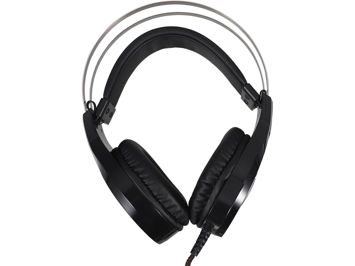 Fone De Gamer Com Fio E Para Pc, Duas Portas Na Cor Preta, Jogos
