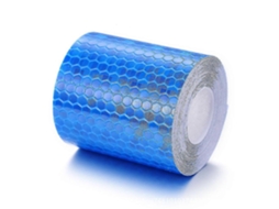 Cinta Reflectiva 3m x 50mm impermeável, aviso de segurança, azul | S/MARCA