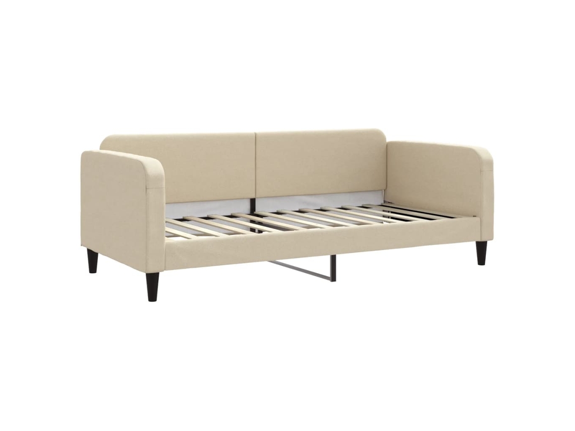 Sofá-cama Vidaxl Creme Tecido (223 X 100 X 75 Cm)