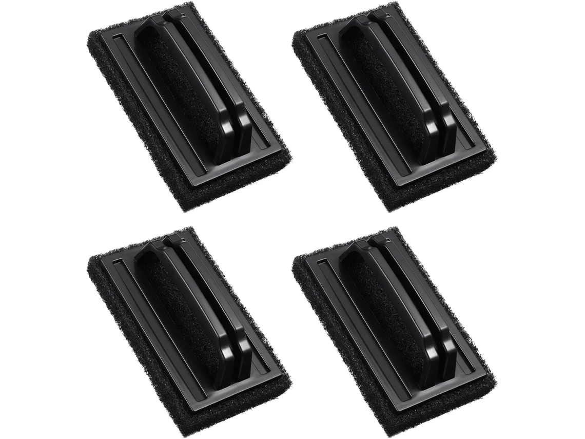 Conjunto De 4 Escovas Multiuso Para Churrasco Com Esponja Para Limpeza