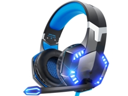 Fone de Jogo Sem Fio JIAPEI com microfone, cancelamento ruído, USB, Bluetooth, branco