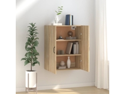 Vidaxl Armário Suspenso 69,5x34x90 Cm Derivados De Madeira Cor Sonoma
