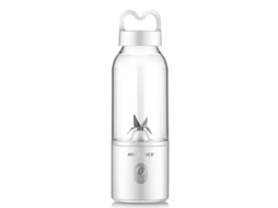 Copo Misturador Portátil Para Milkshake De Frutas, Recarregável Via Usb, Branco