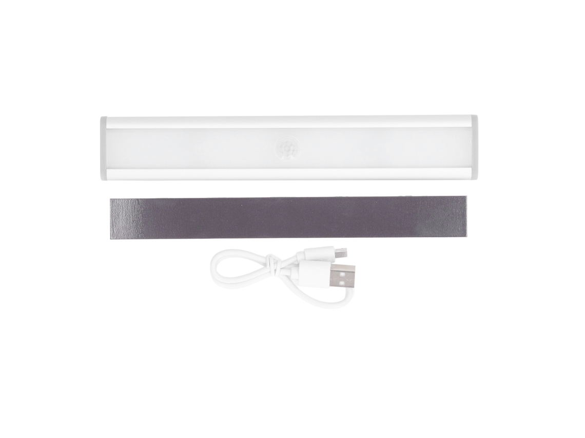 Luminária Led para Armário com Sensor de Movimento e Luminosidade, 276lm, 3 Velocidades, Luz Branca, Fita de Led Magnética BRILVIBERA