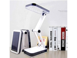 Luminária De Mesa Led Eonyuanguo, Luminária De Cabeceira Dobrável Para Leitura, 24 Leds Recarregáveis Por Energia Solar
