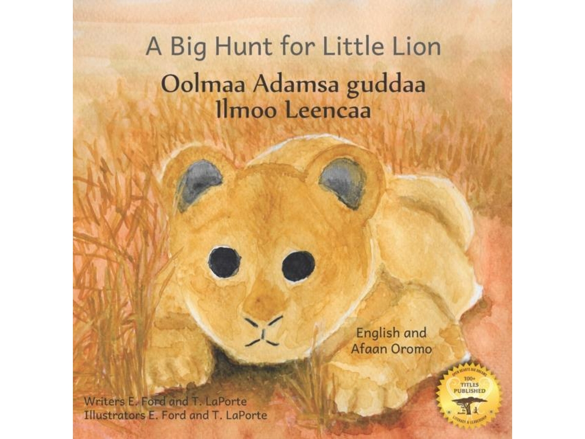 Livro A Big Hunt For Little Lion De T Laporte (inglês)