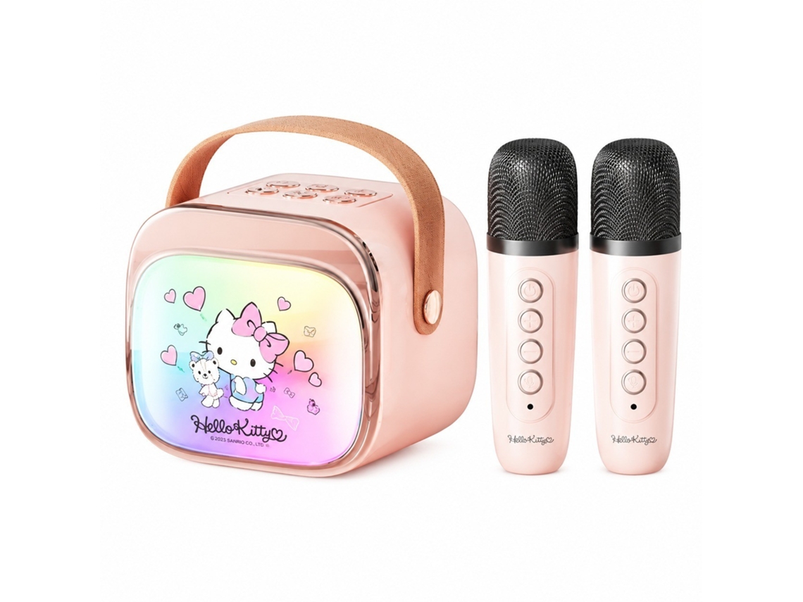 Coluna Bluetooth Para Crianças, Áudio Com Microfone Mini Sem Fios, Ipx4, Rosa