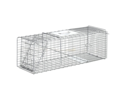 Gaiola de Captura Viva BTFORUS Dobrável 93x31x34.5cm de alumínio com porta e alça