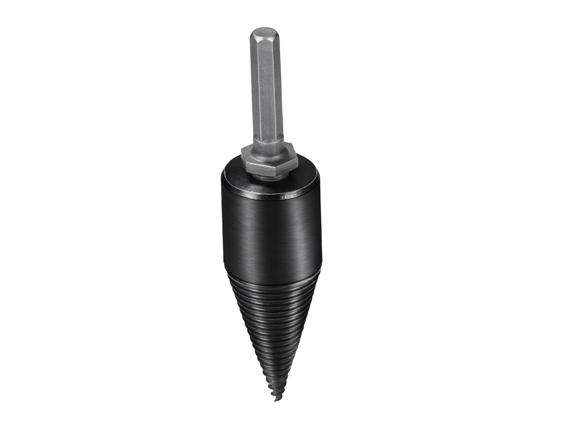 Broca Para Rachar Madeira De 32 Mm Com Cabo Hexagonal Em Aço Preto | Construção Monobloco