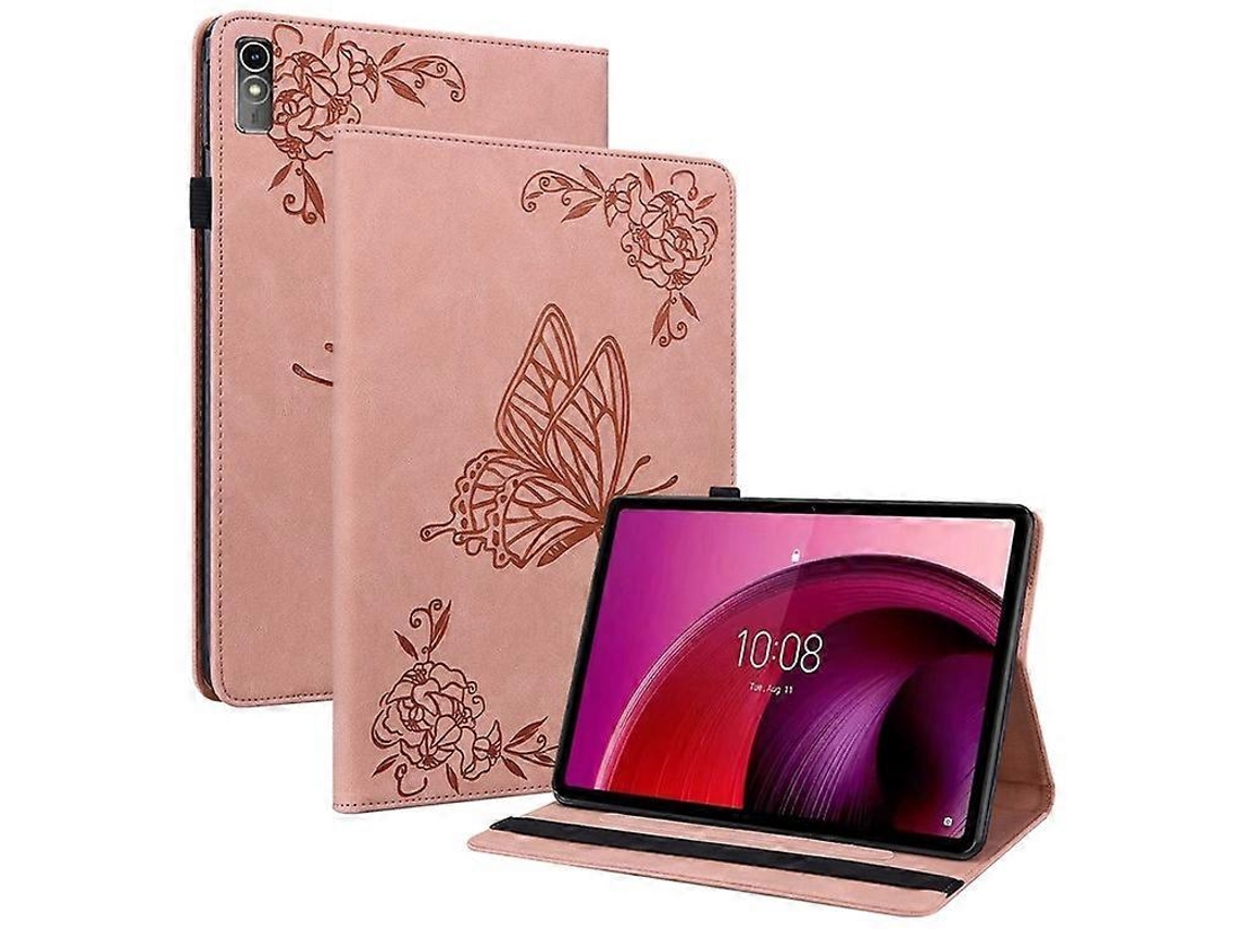 Capa Para Tablet Em Couro Pu Compatível Com Lenovo Tab M10, Com Suporte E Porta-cartões.