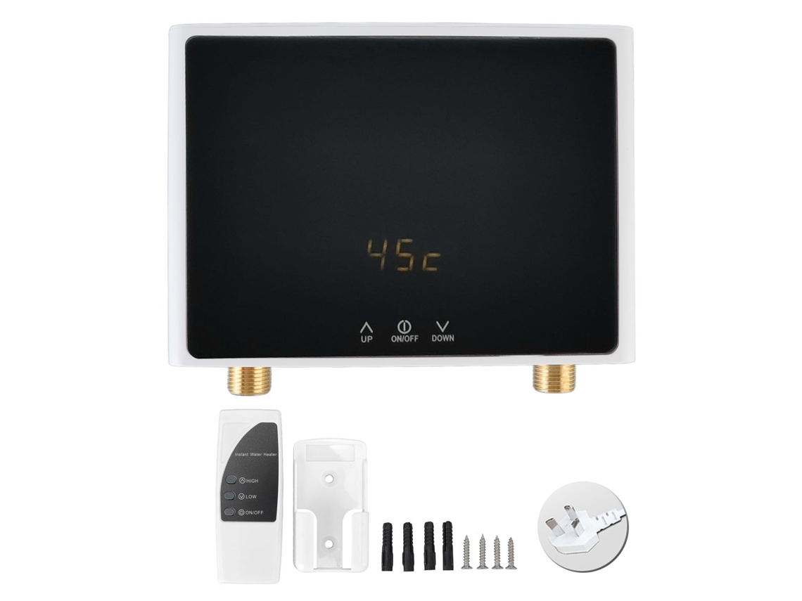 Aquecedor De Água Instantâneo Laxiscreed Com Tecnologia De Frequência Inteligente E Painel De Controle
