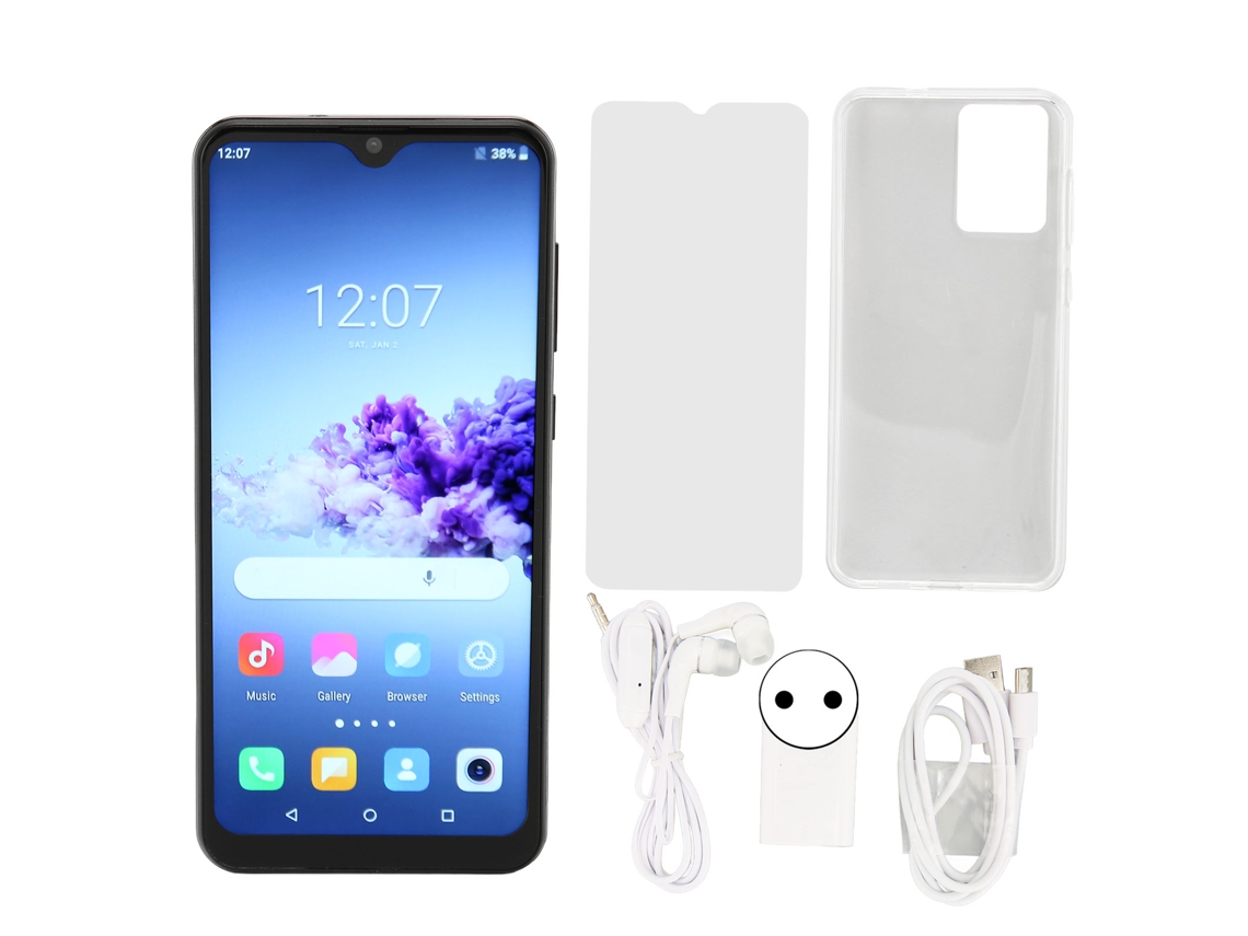 Smartphone Android LAXISCREED T1pro com Tela de 6.53 polegadas e Desbloqueio Facial
