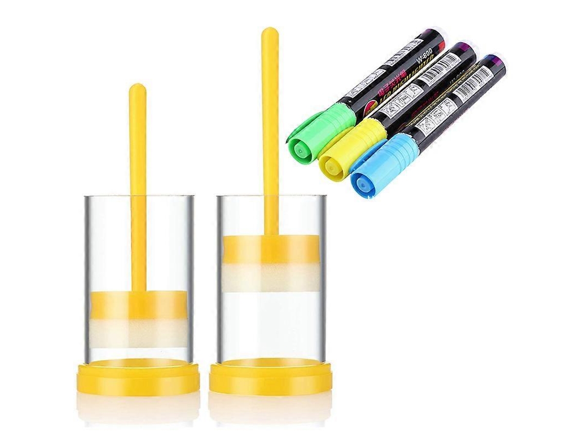 Tubo Para Gaiola De 2 Rainhas Com 3 Marcadores De Abelhas Para Apicultores Olysi Shop