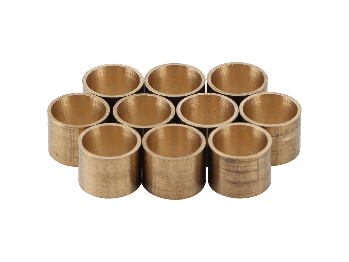 Yncm-10pcs Bola De Bilhar Ponta De Cobre 10mm Ferrules
