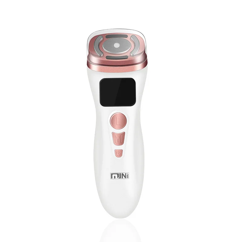 (Branco) Aparelho profissional de lifting e limpeza facial, aparelho de beleza para terapia elétrica doméstica