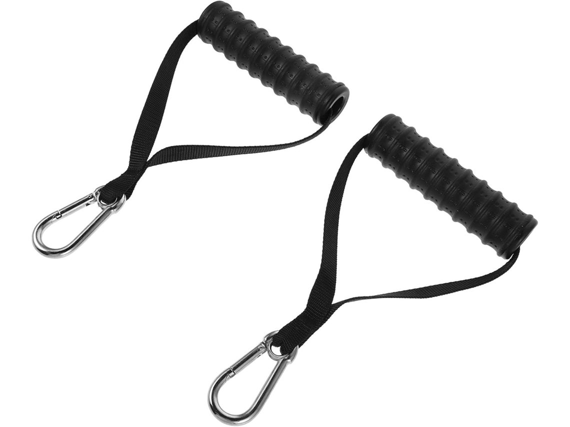 Alças Ergonômicas Beavorty Para Academia, 1 Par, Aço Reforçado E Nylon