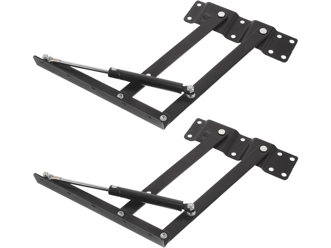 Inoomp Conjunto De 2-mecanismos Elevação Hidráulica A Gás Para Mesa Centro, Estrutura Dobrável Em Ferro Com Elevação Sem