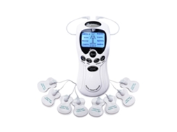 Estimulador Eletromuscular Tens para as Costas com Eletrodos, Massageador Muscular Elétrico Digital MDUG (8 Unidades)