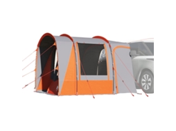 Vidaxl Tenda De Campismo P/ 4 Pessoas Impermeável Cinzento/laranja