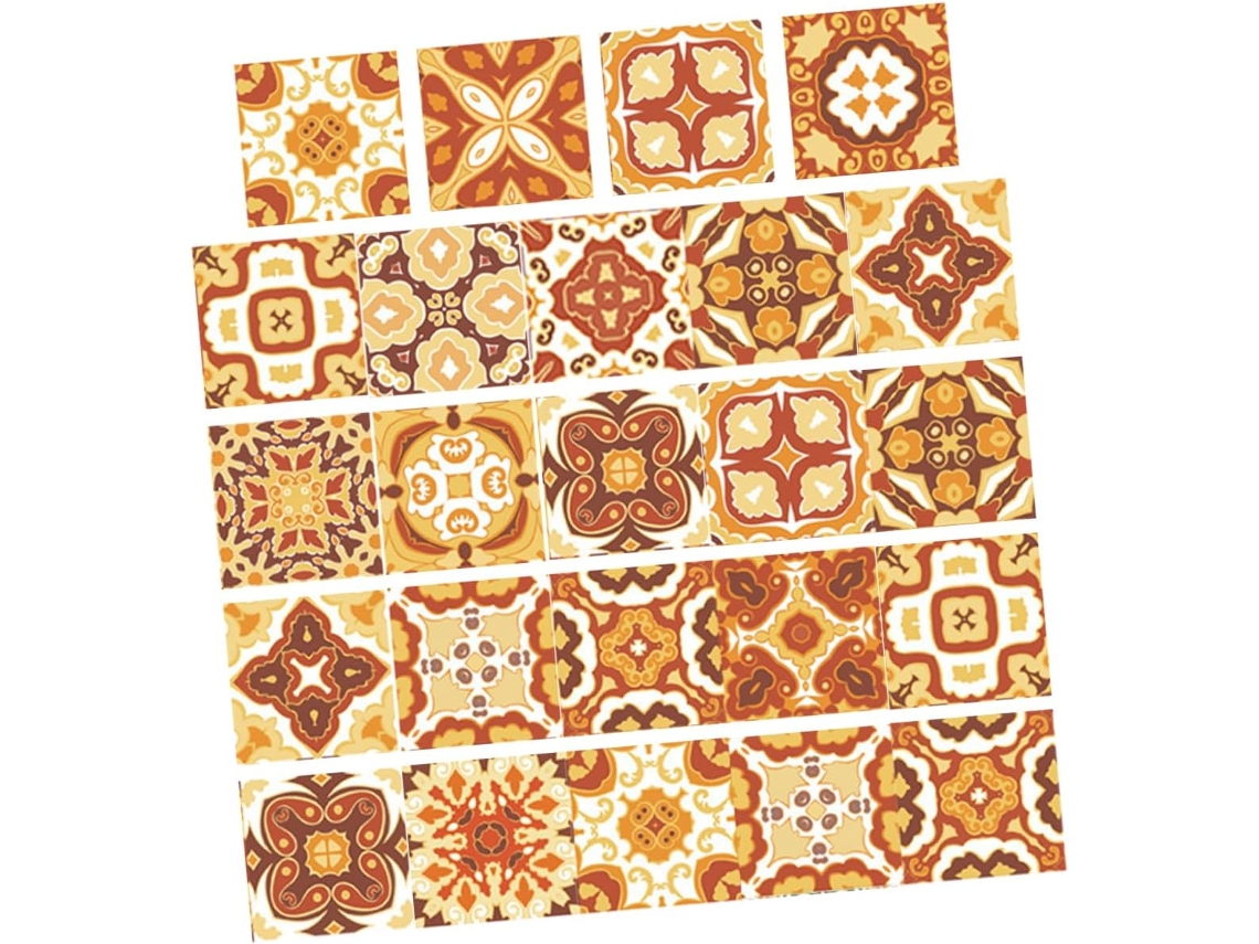 Conjunto De 24 Adesivos Decorativos Retrô Para Cozinha.