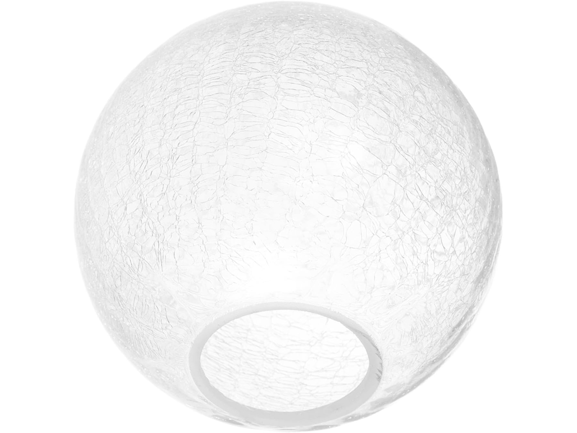 Luminária De Vidro Suspensa Com Padrão Craquelado, Simples E Resistente, Oferece Forte Proteção Contra A Luz, Ideal Para Luminárias Decorativas.