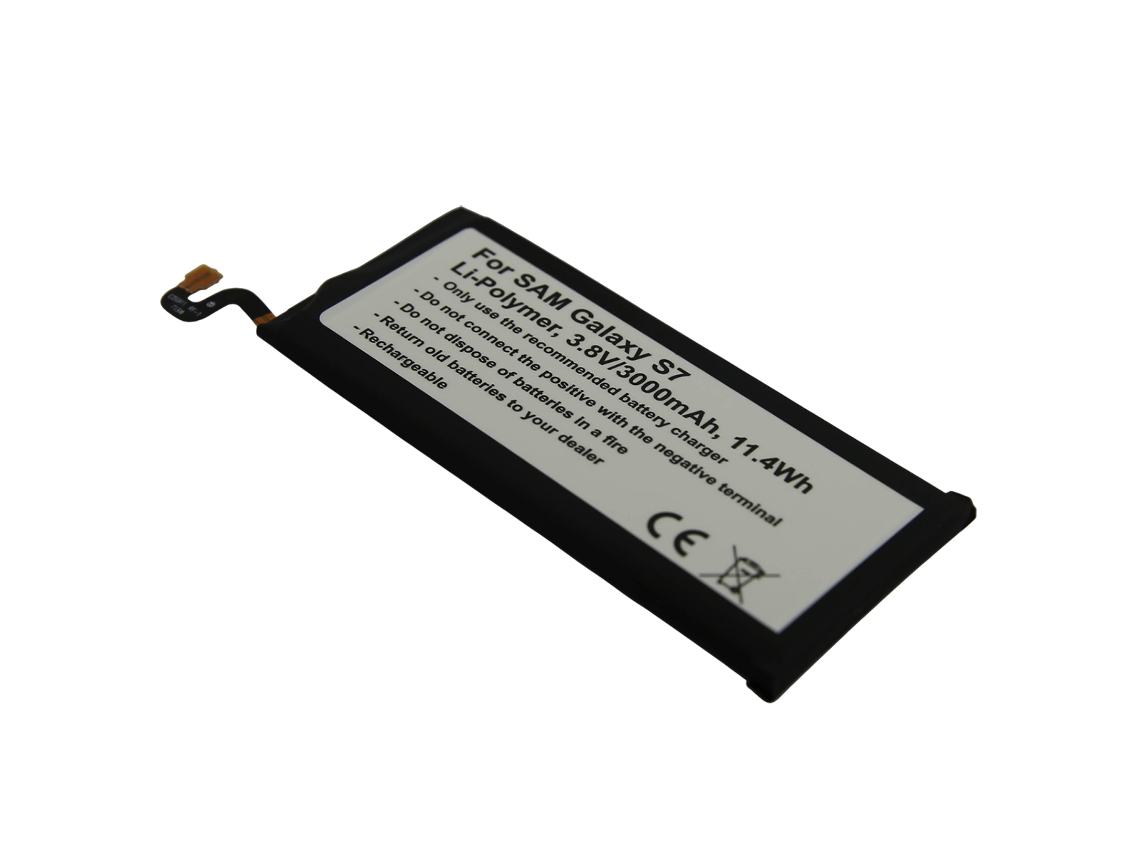 Bateria Para Samsung Galaxy S7 Li Polymer 3.8v 3000mah 11.4wh Preto Avizar