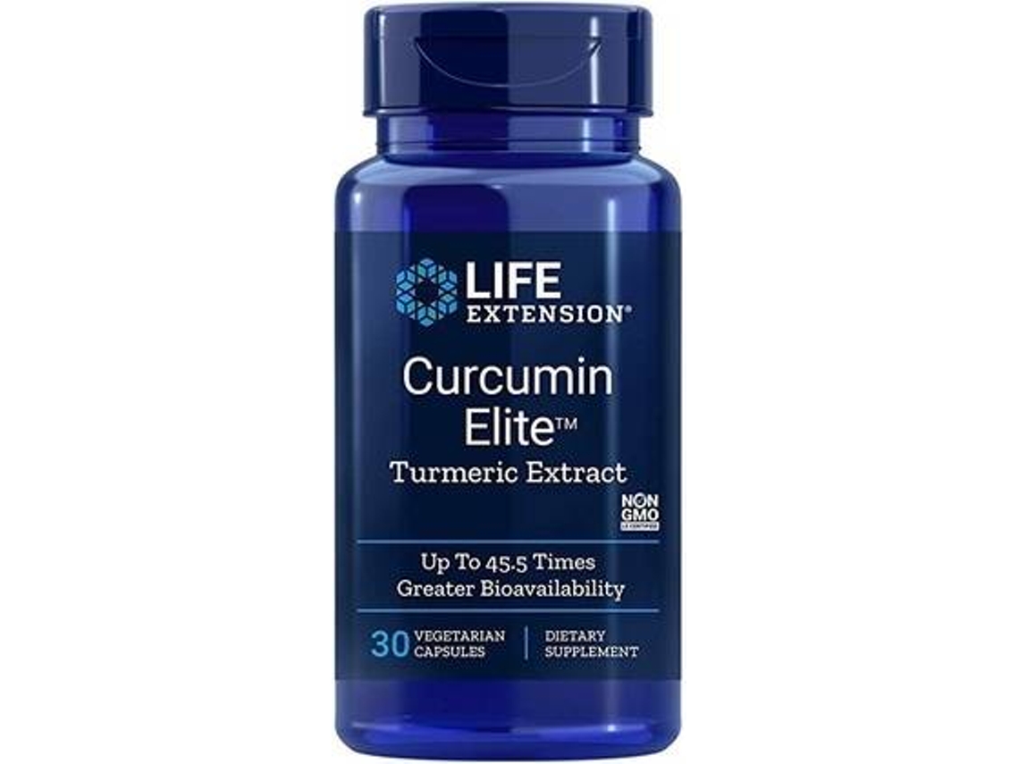 Suplemento Alimentar LIFE EXTENSION Extrato De Cúrcuma Curcumina Elite (30 cápsulas vegetais)