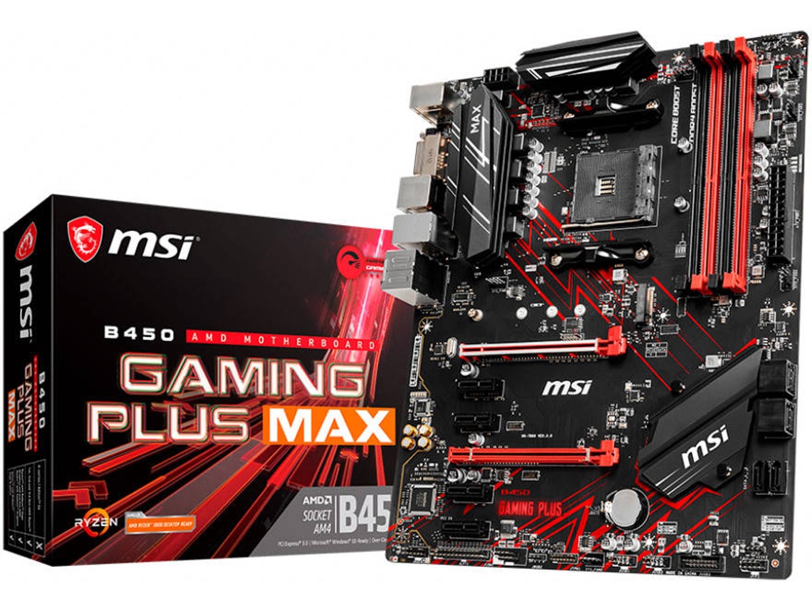 Motherboard MSI B450 GAMING PLUS MAX (Socket AM4 AMD B450 ATX