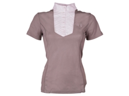 Camisa Feminina Manga Curta Pleated Cinzento Sanky