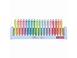 Conjunto De Marcadores De Plástico Stabilo Swing Cool Deskset Olysi Shop (18 Peças)