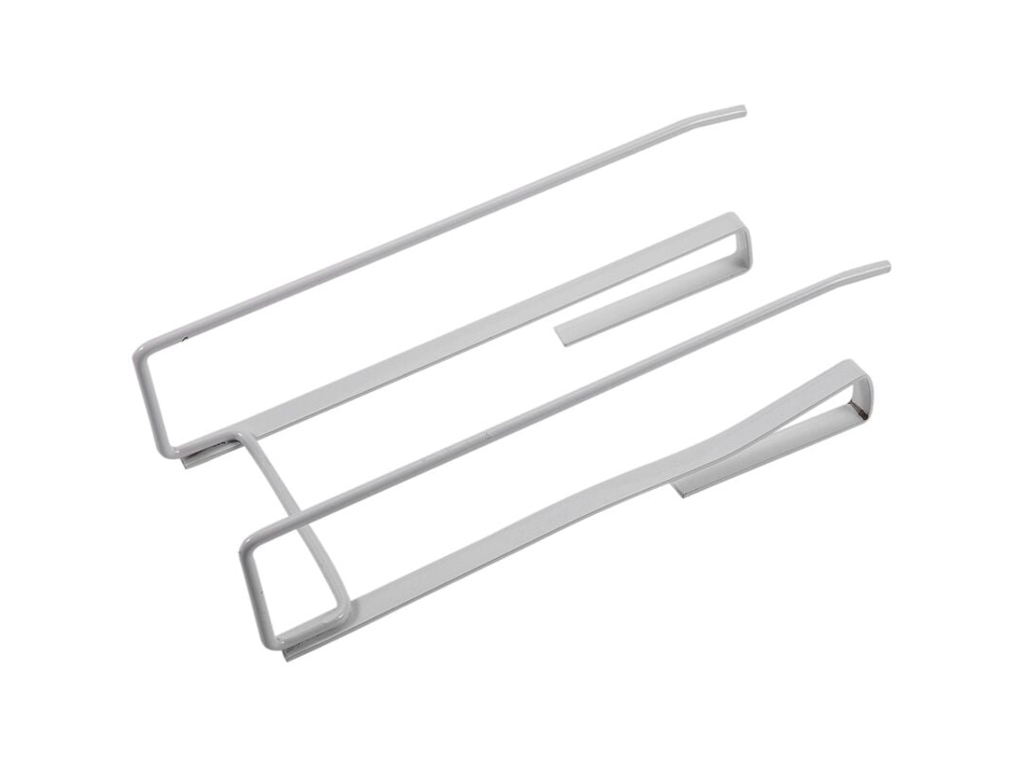 Organizador de cozinha, suporte para papel higiênico, toalheiro, gancho para armário de cozinha, porta branca Slowmoose