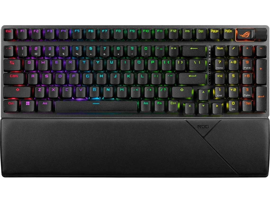 Teclado Mecânico ASUS Rog Strix Scope II 96 RGB (Bluetooth - Inglês - Preto)