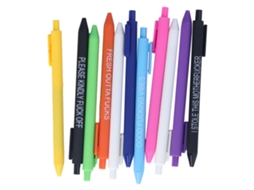 Caneta LAXISCREED 11pcs 0.5mm Tinta Preta Pressão Presente LAXISCREED
