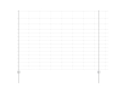 Conjunto 1 Cerca Externa Vidaxl Prateado Aço (25 X 1,6 M)